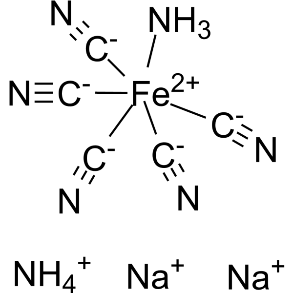 Ammonium disodium pentacyanoammineferrate(II) (Pentacyanoamine ferrate ammonium disodium) 36682-41-4